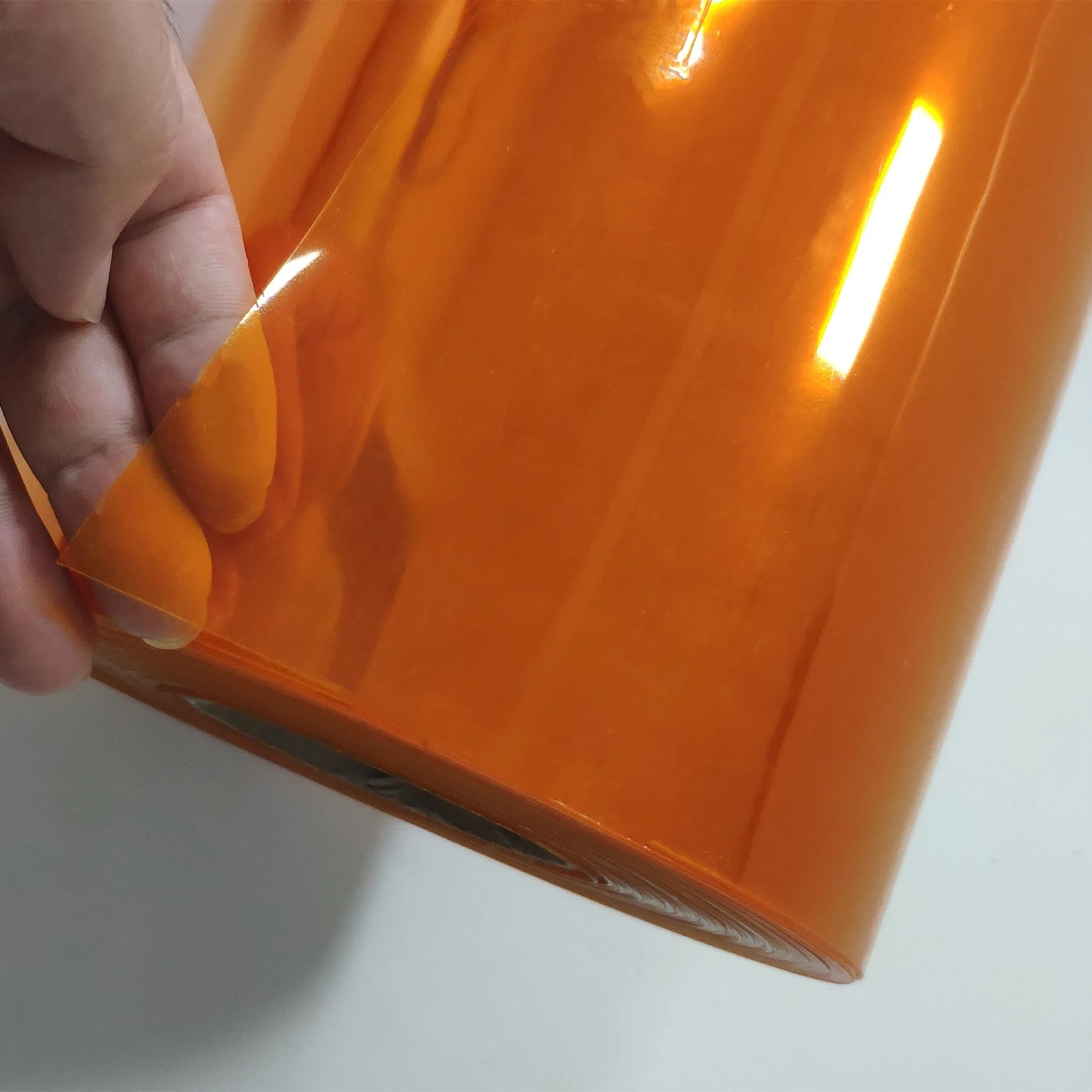 Transparent klar starr Pharma-Grade Orange PVC für die pharmazeutische Industrie