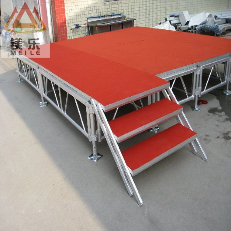 Outdoor Concert Event Plywood Mobile Portable Roof Top Used Aluminum Stage Truss