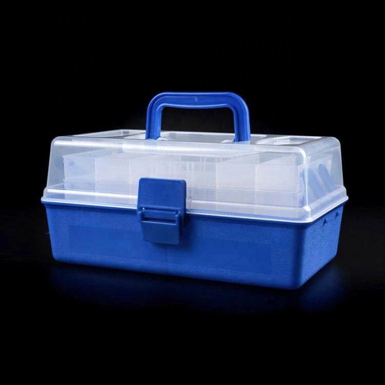 304# Great Quality Three Layers High-Strength Height Adjustable Reservoir Pond Tackle Box Fishing Storage Box Fly