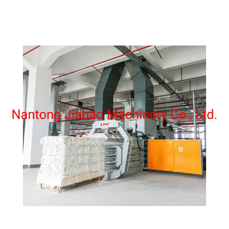 Top Selling Auto Waste Discharge Baler Machine for Corrugated Factory Printing Factory Packing Waste Paper/Carton/Corrugated Paper/Pet Bottles/Solid Plastics