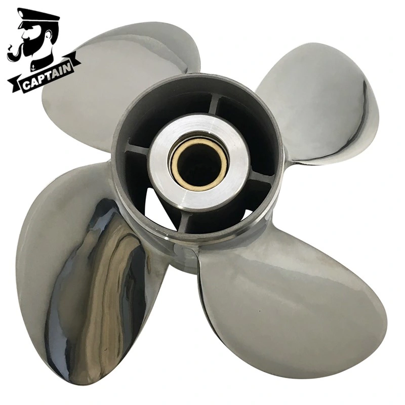 4 Blade 13X19 Marine Outboard Propeller Fit para YAMAHA 50-130hp