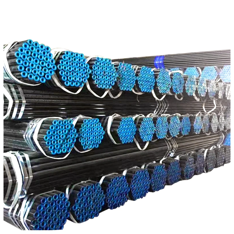 ASTM A106 Gr. B Sch 40 80 160 Carbon Steel Seamless Tube ASME B36.10 PE Coated or Black Painted Smls Steel Pipe