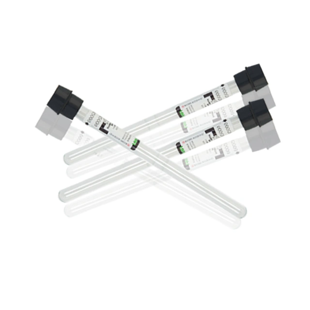 Disposable Medical Safety Closure Black Cap Vacuum ESR Tubes Blood Collection Tube Pet Glass