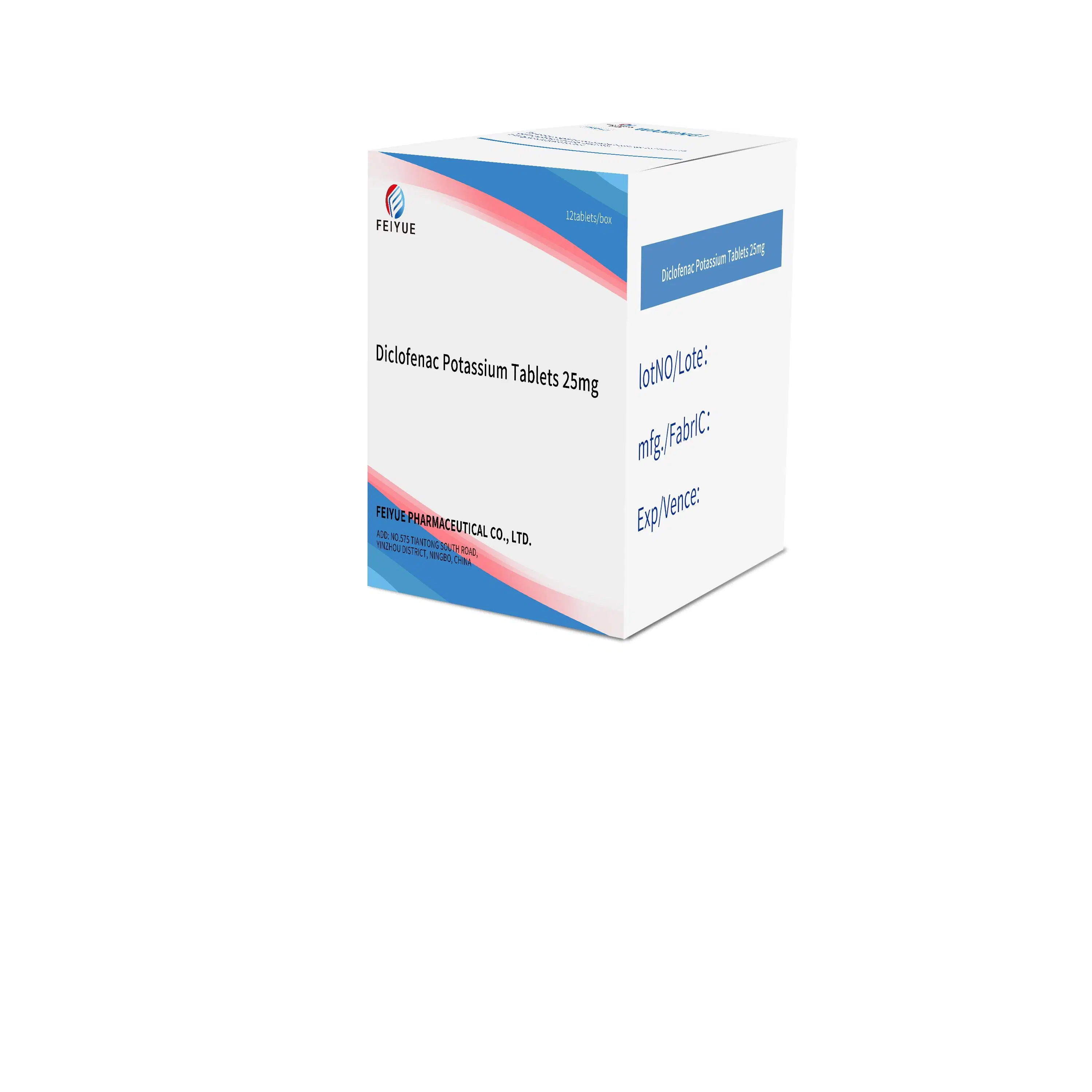 Diclofenac Kaliumtabletten 25mg 50mg 100mg