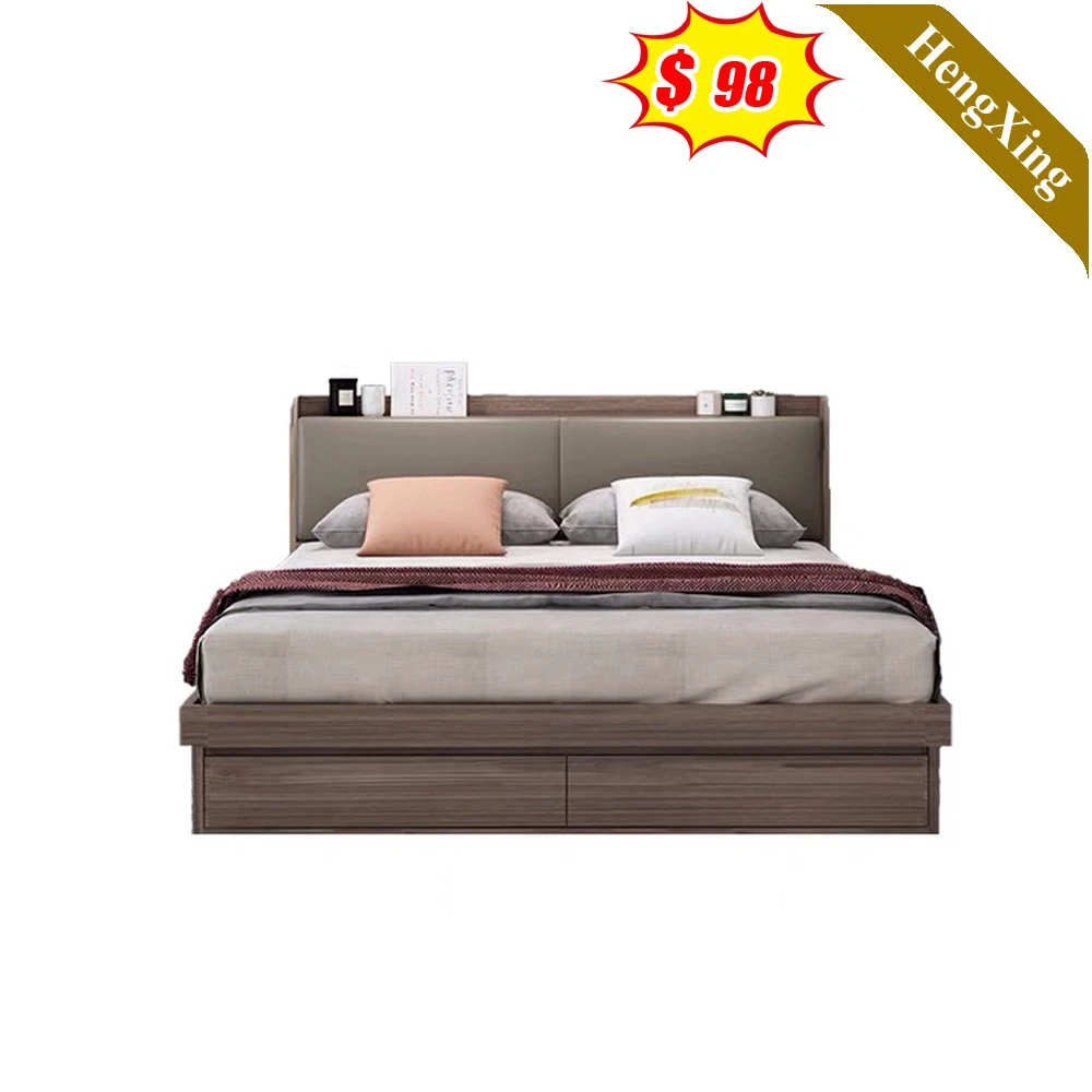 Elegant Modern Bedroom Sets Furniture Storage Plywood Melamine MDF Wall Single Kids Bed