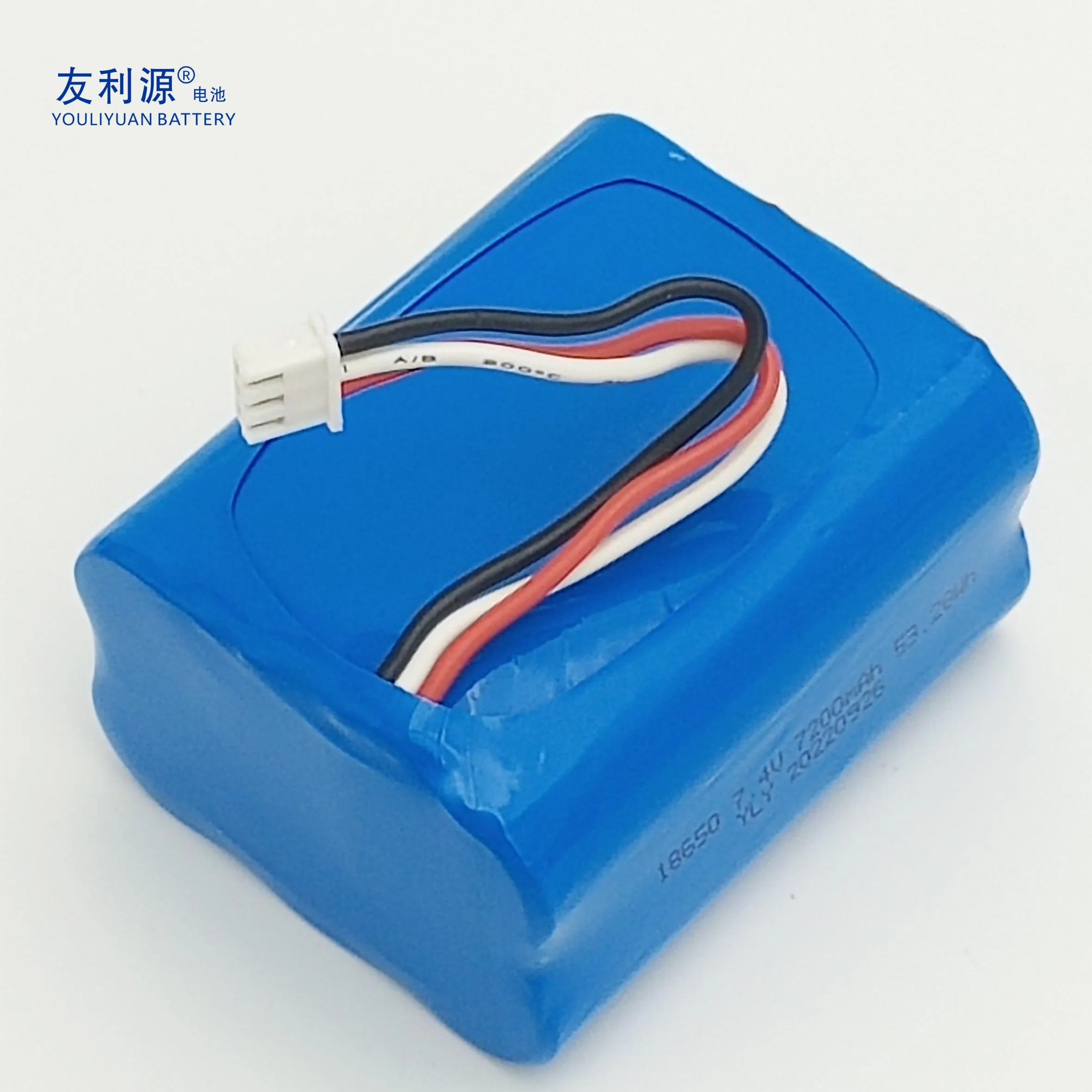 Factory Price 7.4V 7.2ah 2s3p 18650 Rechargeable Lithium Battery Pack for Consumer Electronics LED Lights