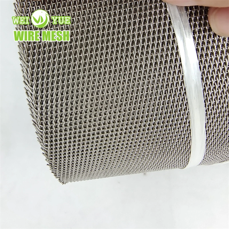 360*40 Reverse Dutch Weave Mining Sieving Screen Filter Cloth for Polymer Extruder