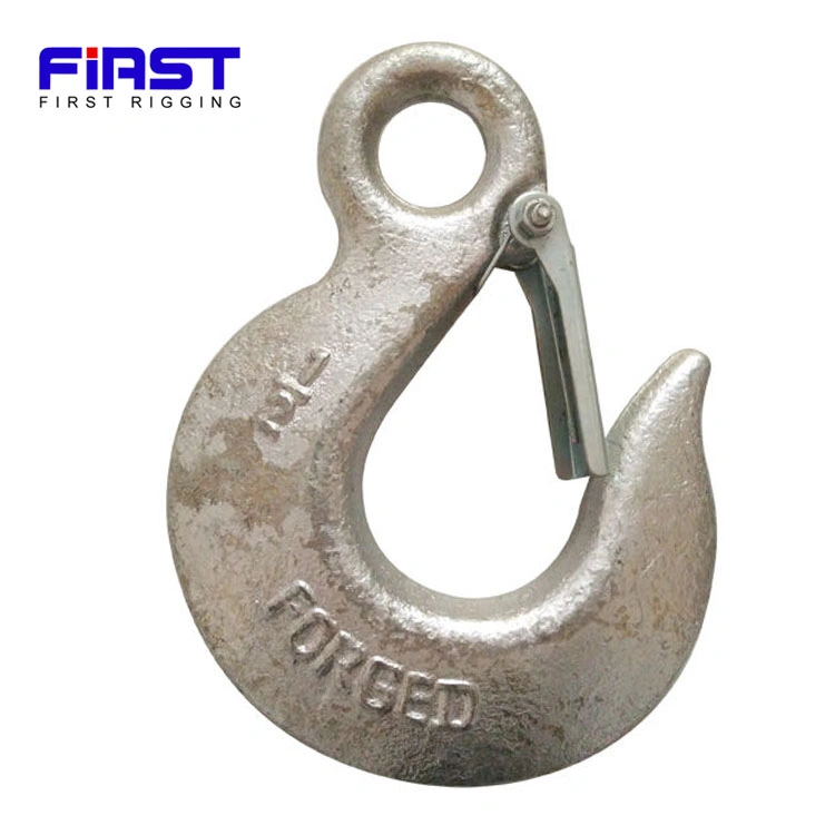 High quality/High cost performance H324 Us Type Galvanized Lifting Eye Slip Hook with Latching