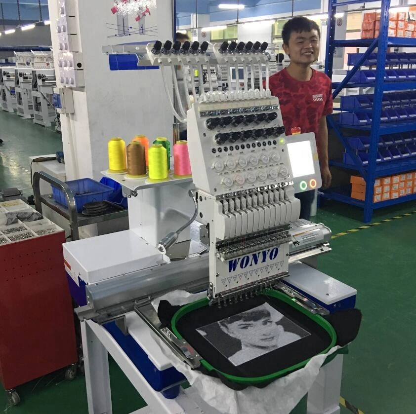 High Speed Embroidery Machine Brother 9 Needle and Accessories Industrial