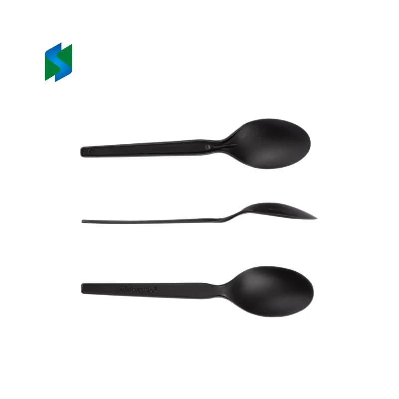 Disposable PLA Tableware Knife Fork Spoon Biodegradable Compostable