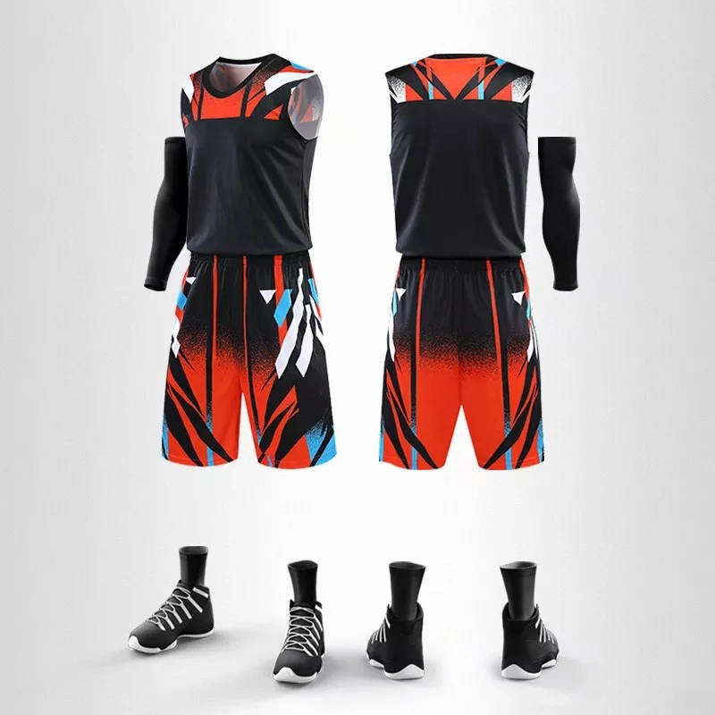 Fashion Colorful Sublimation DIY Custom Patterned Basketball Wear