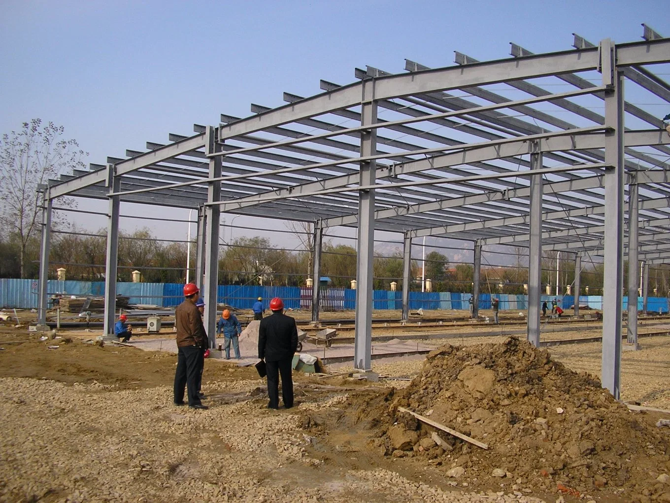 Industrial Metallic Framed Structure Building Construction