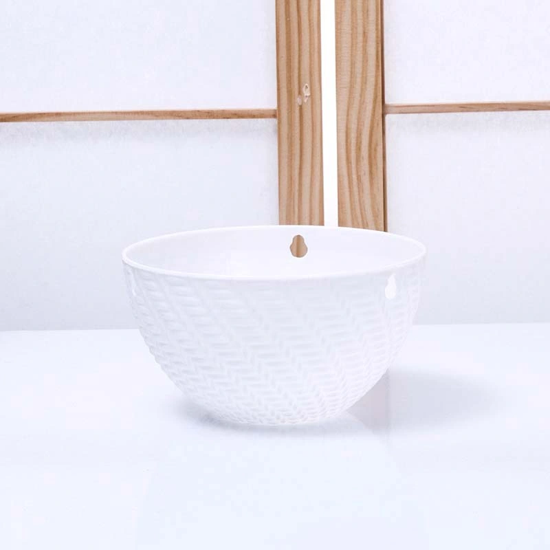 Plant Flower Pot Round Plastic Hanging Basket Flower Pot Garden Plant Chain Planter Decoration Wyz16066