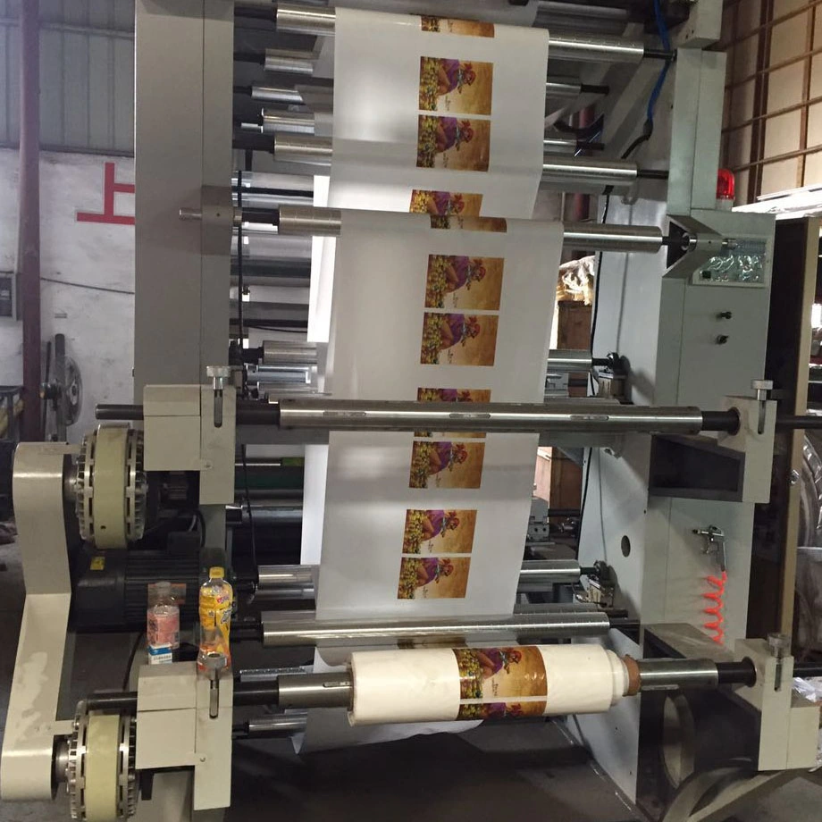 High Grease Proof Paper Roll Flexo Printing Machine with Water Based Ink