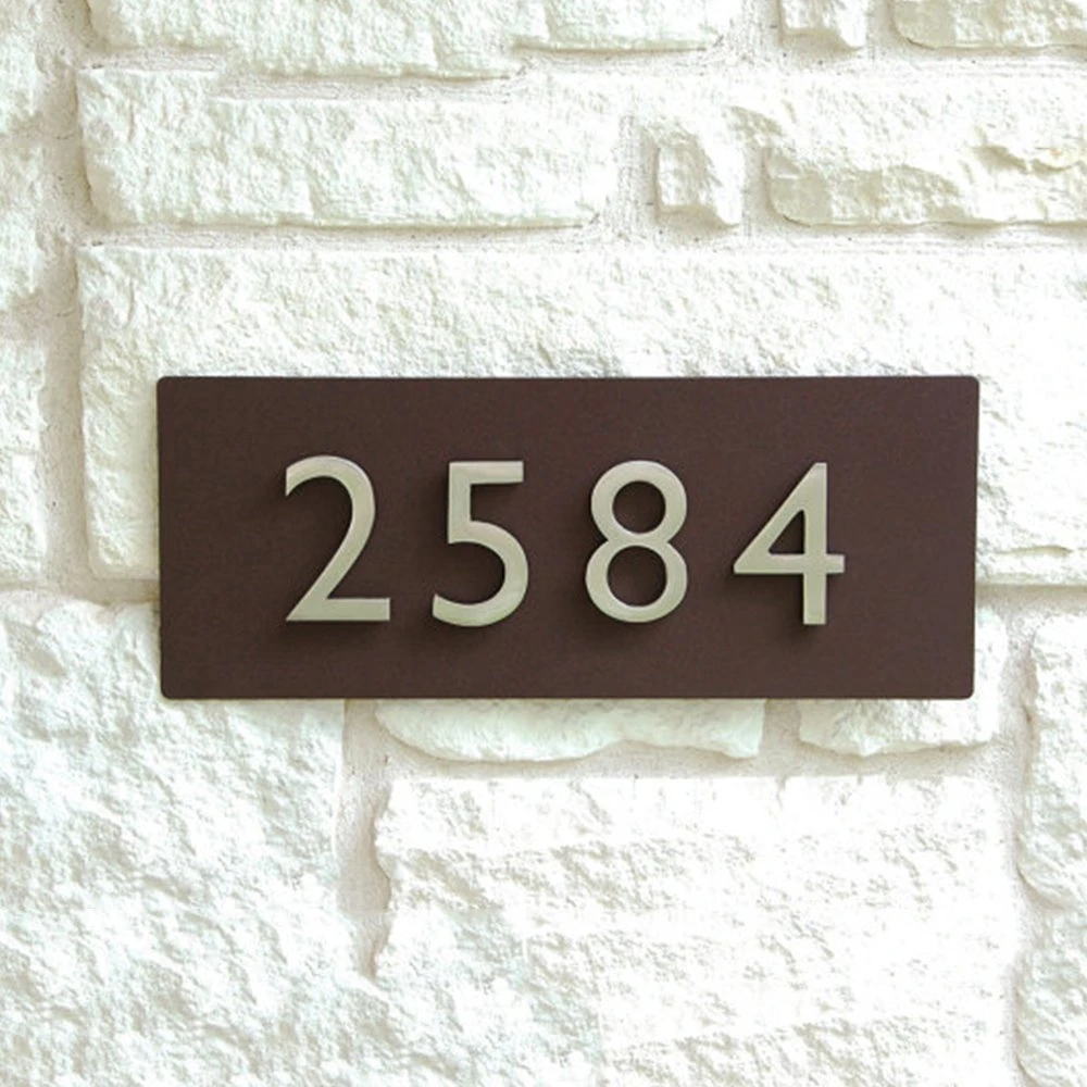 Manufacturer Supply Custom Metal House Number Plaque for Hotel