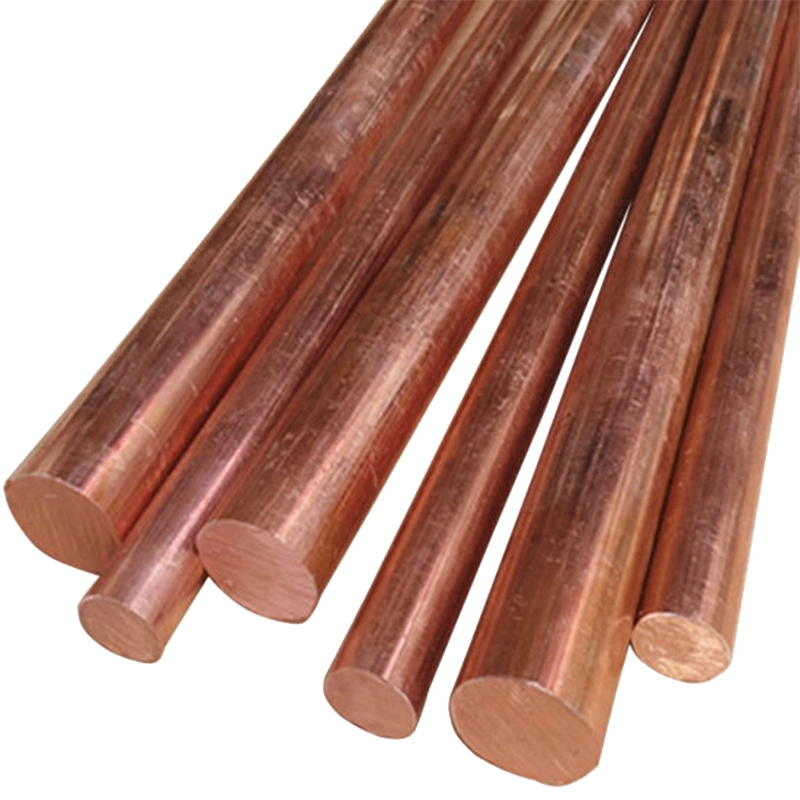 C12200 C18980 C15715 Non-Ferrous Metal Red Copper Bar Flat Rod 8mm 99.99% Pure Round Square Copper Bus Brass Rod Bar