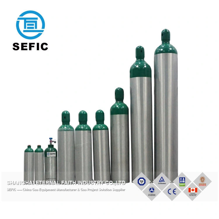 Hot Product High Pressure 2-80L Aluminum Cylinders for Industrial/Medical/ Household