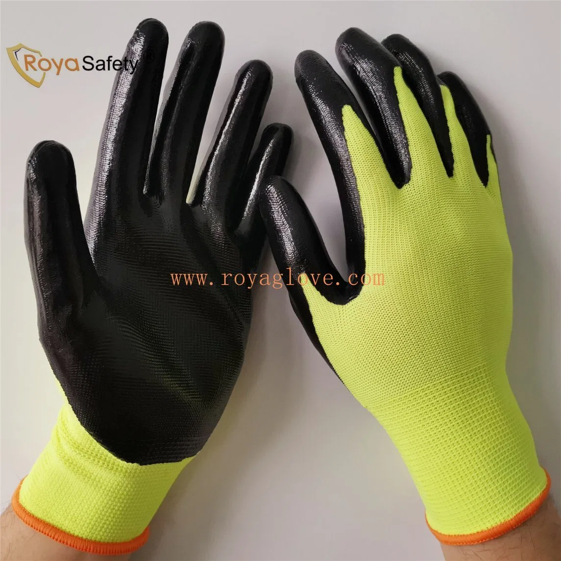 De Mano Industrial de nitrilo guantes de seguridad laboral / Guantes de trabajo Guantes de trabajo/Industrial/Construcción Guantes de trabajo