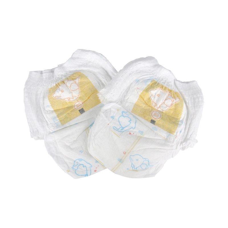 China OEM New Design Soft Disposable Baby Pull UPS High Absorbency Breathable Baby Pants