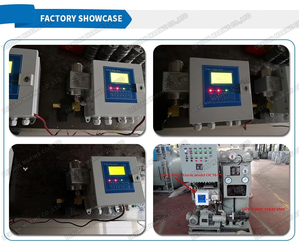 Kielraum-Warnung der IMO-Zustimmungs-15ppm für öligen Marinewasserabscheider mit Kalibrierungs-Prüfbericht