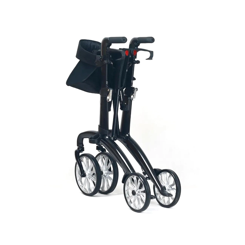 Léger Rollator 4 roues avec siège Walker pour adultes