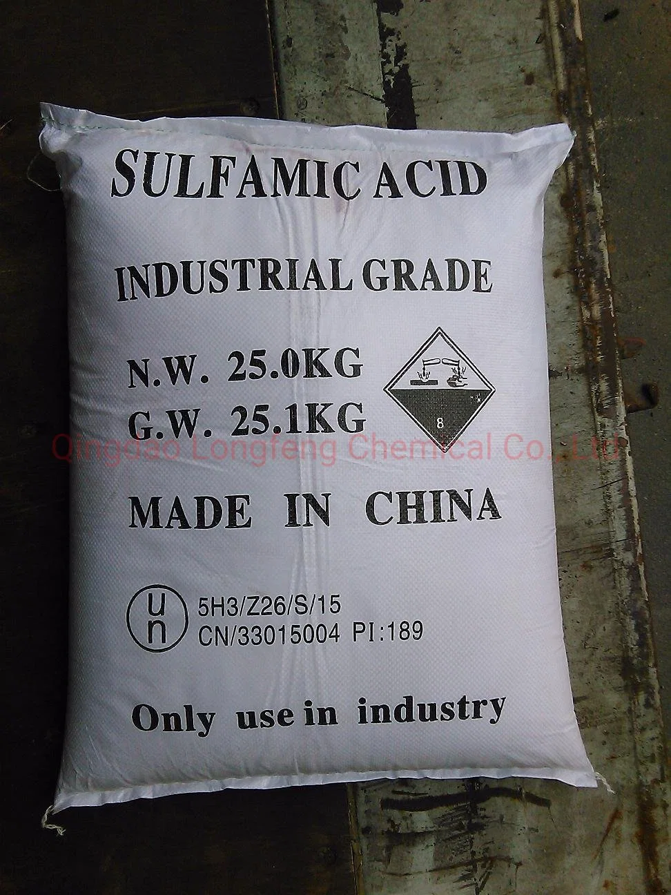 Llegar a ácido inorgánico del 99,8% ácido Amidosulfonic Limpiador de metales de exportación de alta calidad Sulfamic Acid