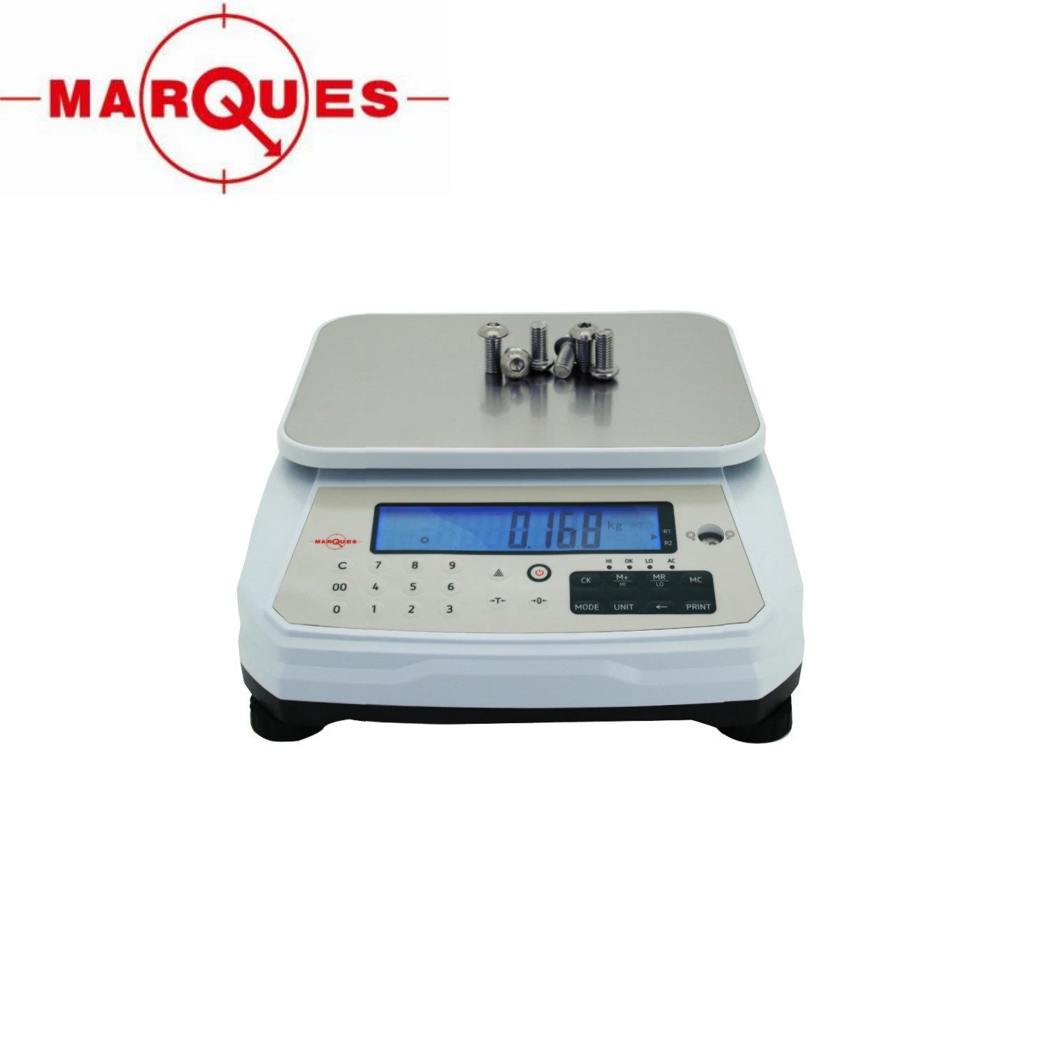 Stainless Steel Electronic Portable Weighing Balance with Large LCD Screen Display