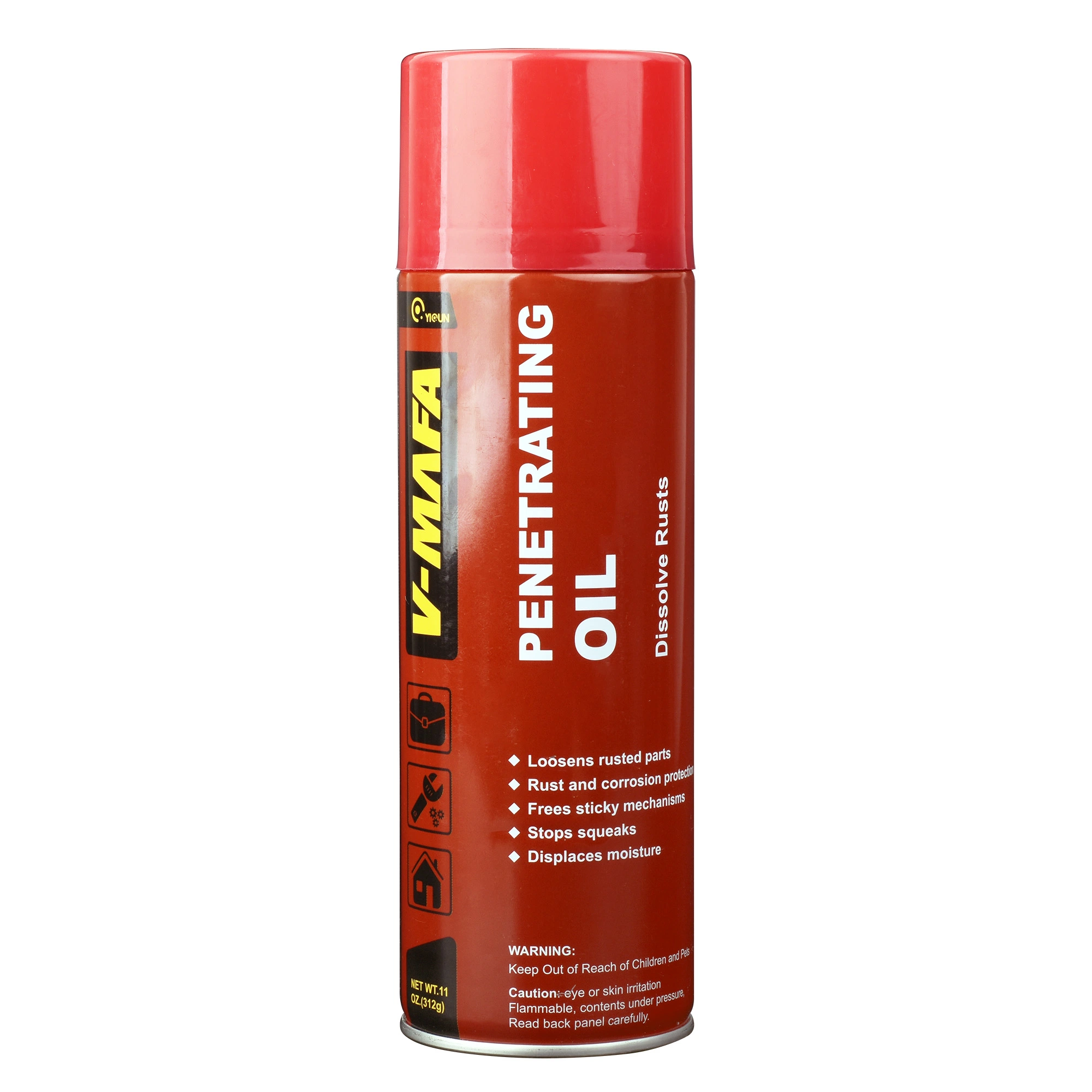 Anti-Rust Spray Lubrificante Óleo penetrante