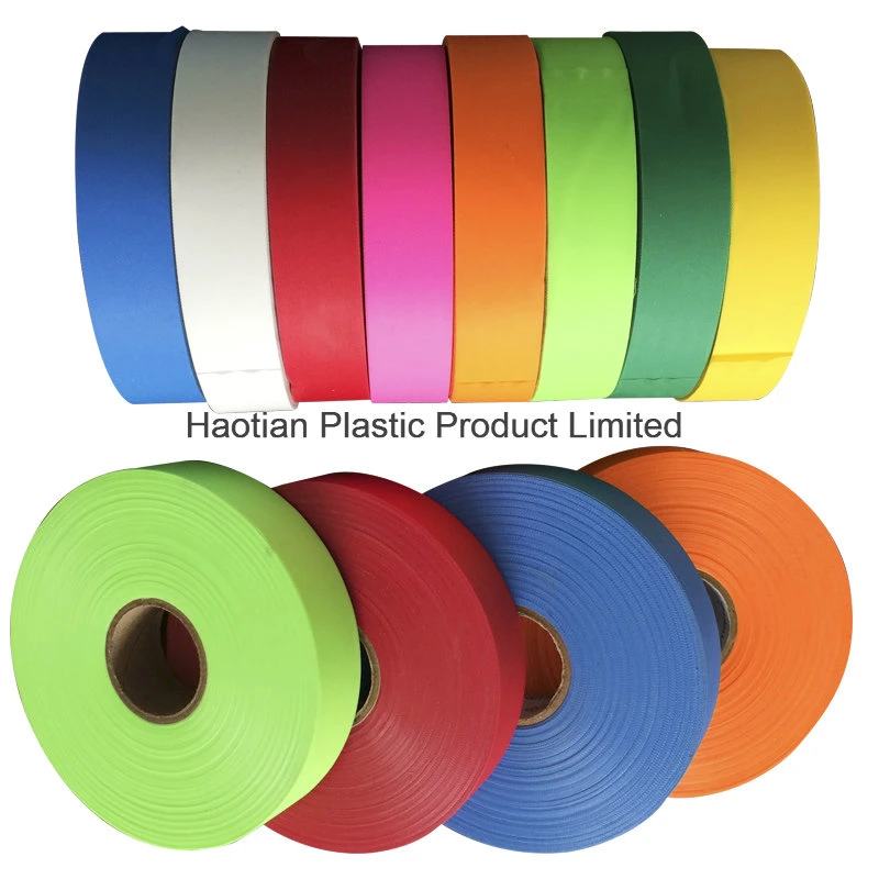 PVC Flagging Tape Different Colors Sheet Wrapping Tape Non Glue