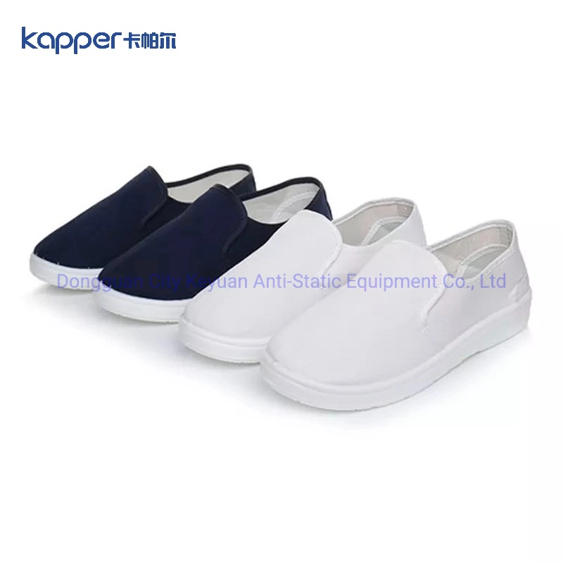 Para salas brancas Anti-Static Kapper ESD Dust-Free Sapatas Ventinate respirável sapatos de lona