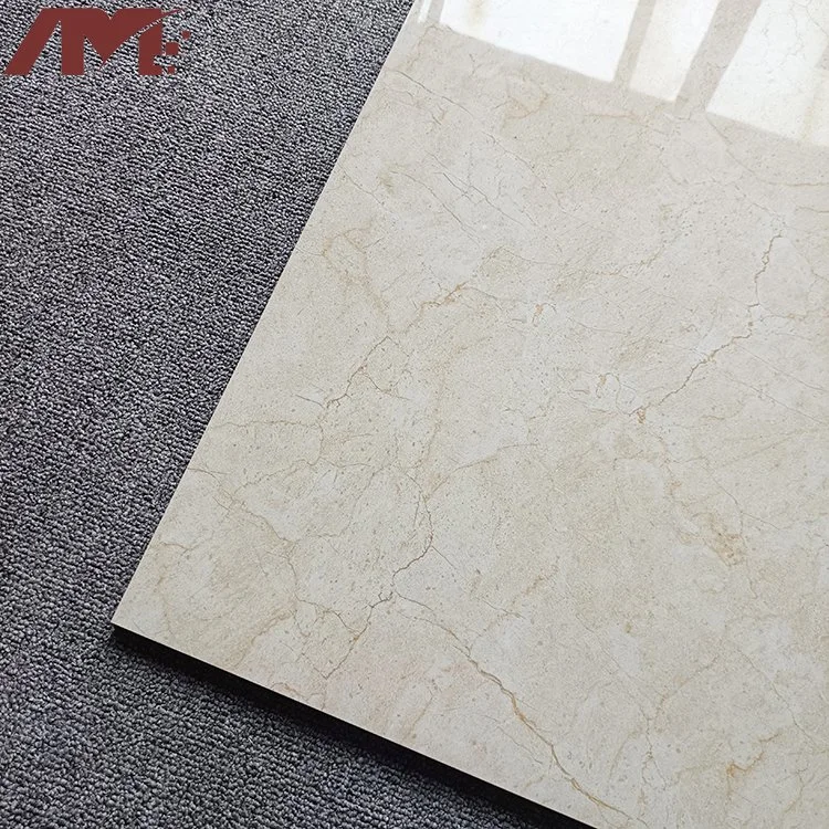 600X600 Ivoire soluble sel poli porcelaine mur carrelage