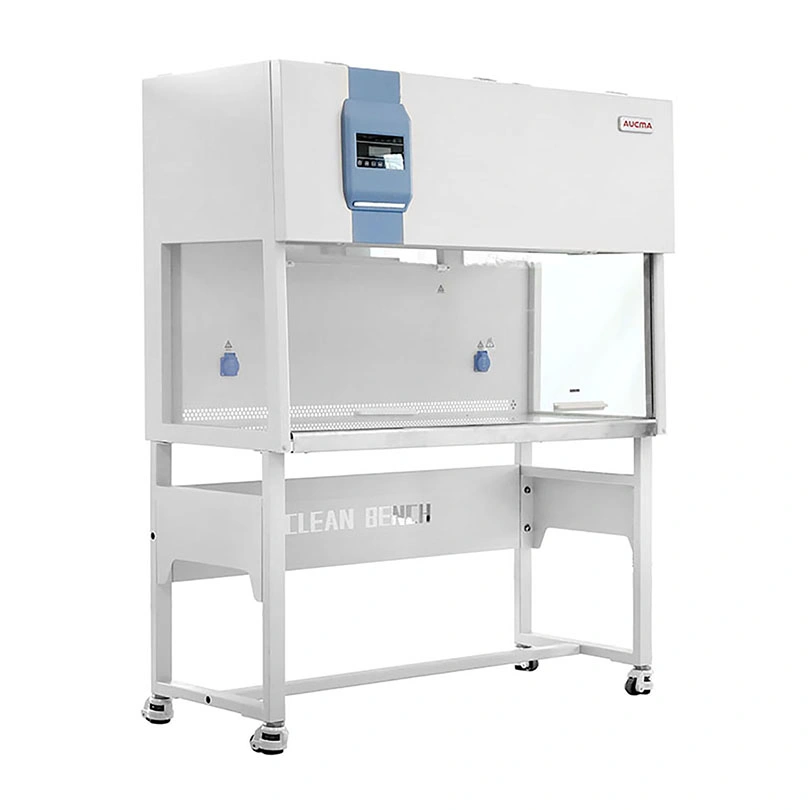 Mejor Precio Laminar Flow Hood Estándar ISO 9001 2015 horizontal Banco limpio para laboratorio de limpieza químico médico