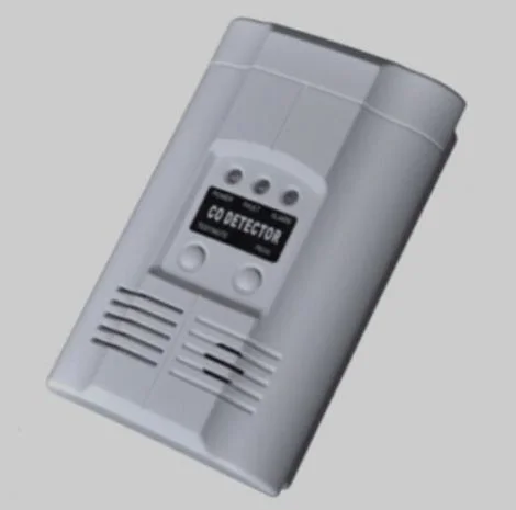 Detector de Co independiente de gas de alarma de incendios Sensor de CO con fuente de alimentación 220V