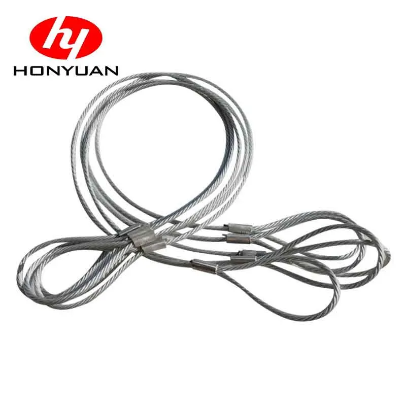 Different Sizes Galvanized Steel Wire Lifting Rope