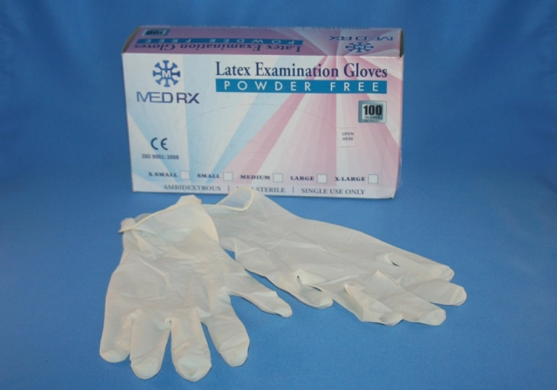 Disposable Sterile Latex Exmination Glove Powdered