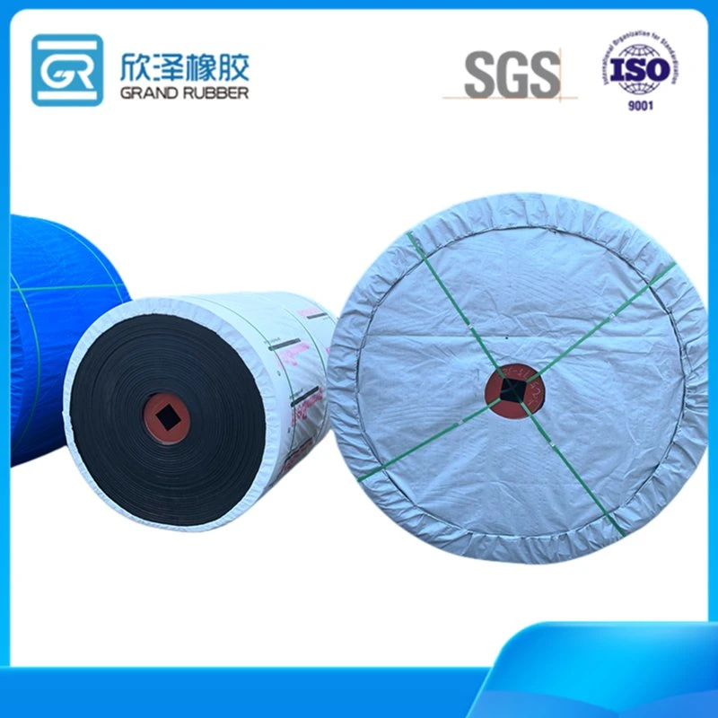 Superior Abrasion Resistant Steel Cord Rubber Conveyor Belt with High Elasticity for Airports, Shipyards, Thermal Power Plants and Other Industries