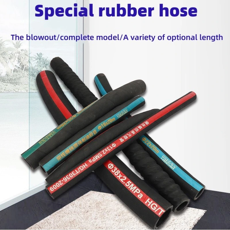 The Manufacturer Directly Supplies Oil Resistant Low-Pressure Sandblasting Cloth Clamping Rubber Hose