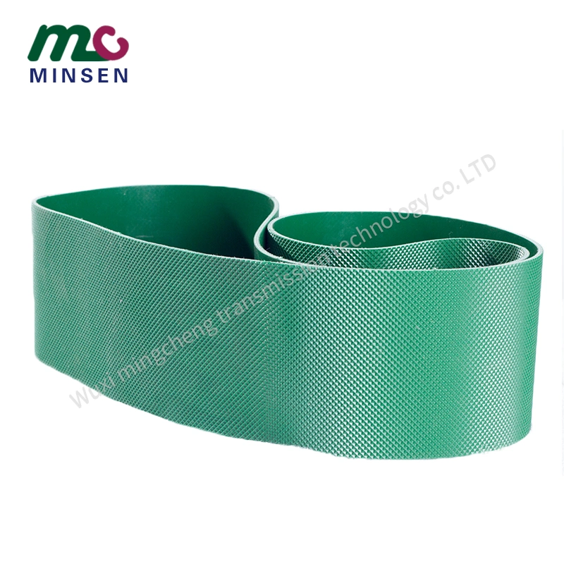 Green Diamond Surface Food Grade PU Conveyor Belt Best Price for Food Industry