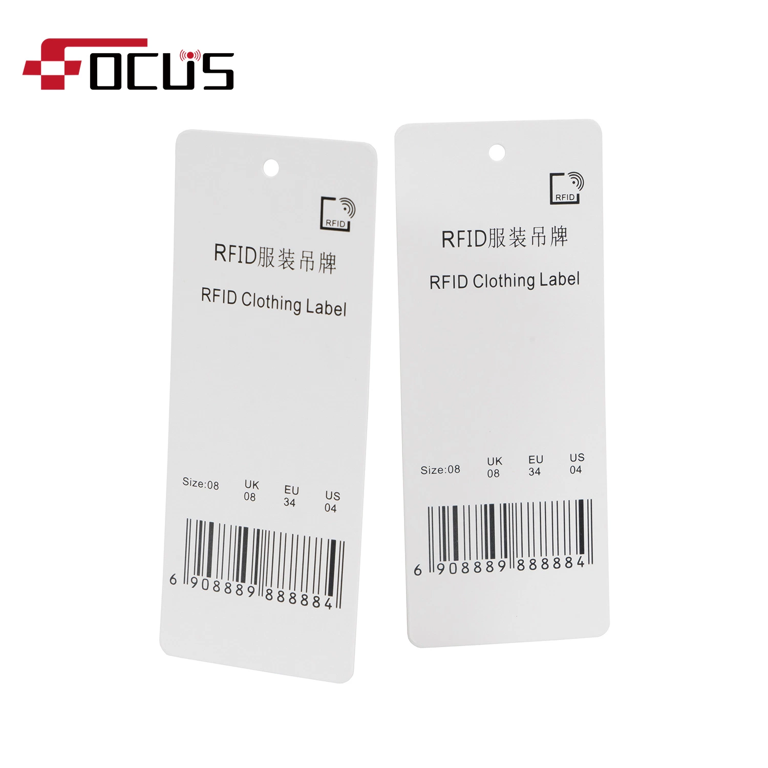 OEM Cheap RFID Clothing Paper NFC Hang Tag for Suits