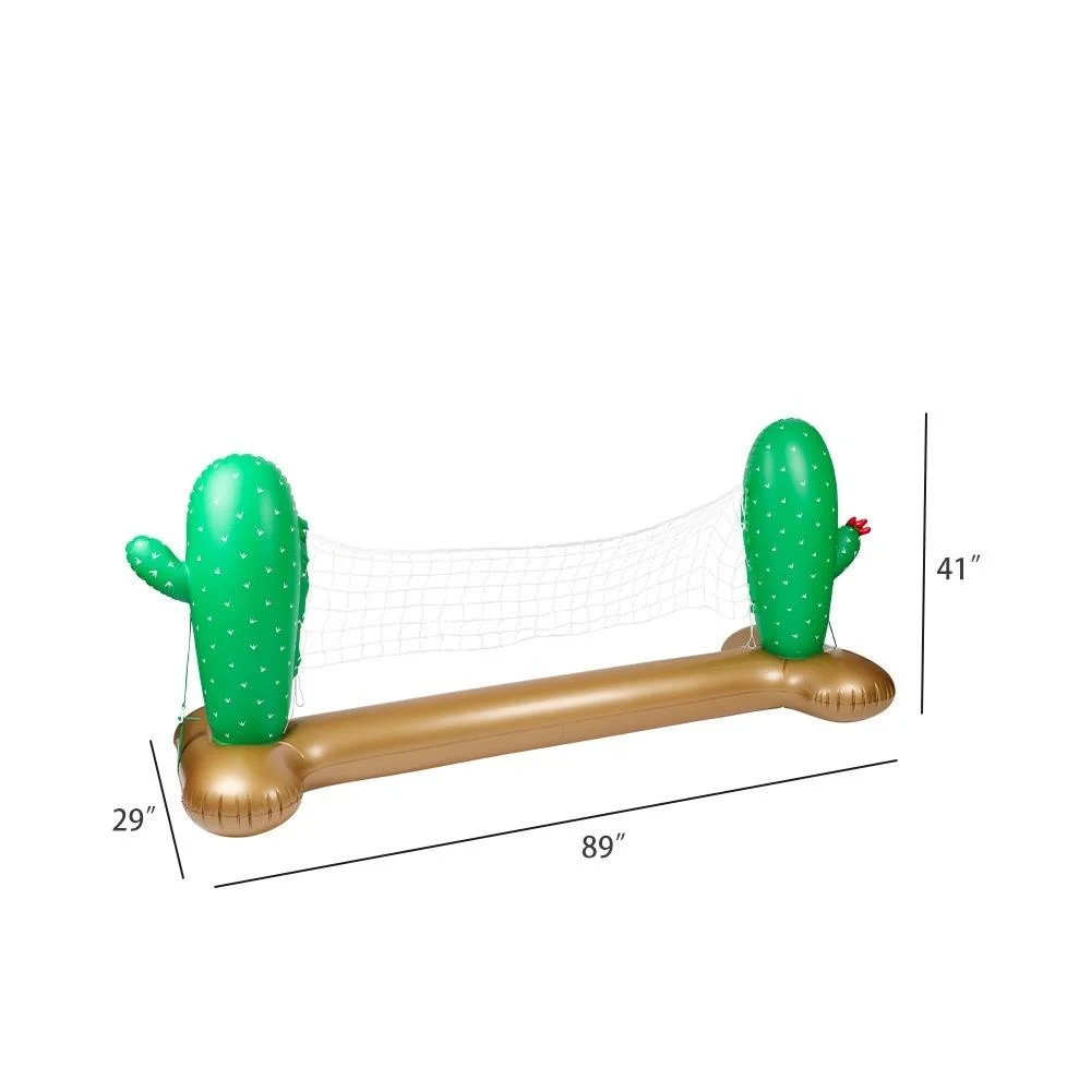 Inflatable Cactus Volleyball Frame Giant Pool Party Fun Summer Pool Floats Boat Raft Sports Park Adult Kids Accessories Bl22053