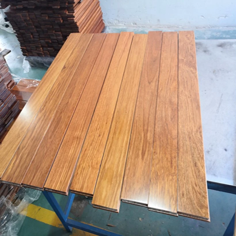 90/120mm de largeur Plancher en bois franc de cerisier brésilien Jatoba/Plancher en bois.