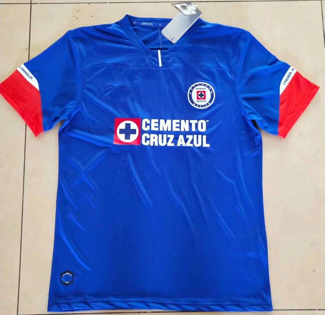 Cruz Azul Blue White and Red Football Uniforms