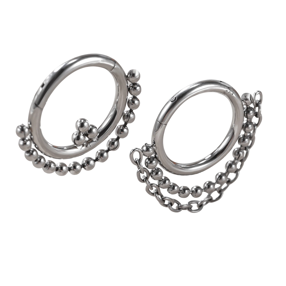 316L Stainless Steel Cilkers Hoop Rings with China Gzn Wholesale/Supplier