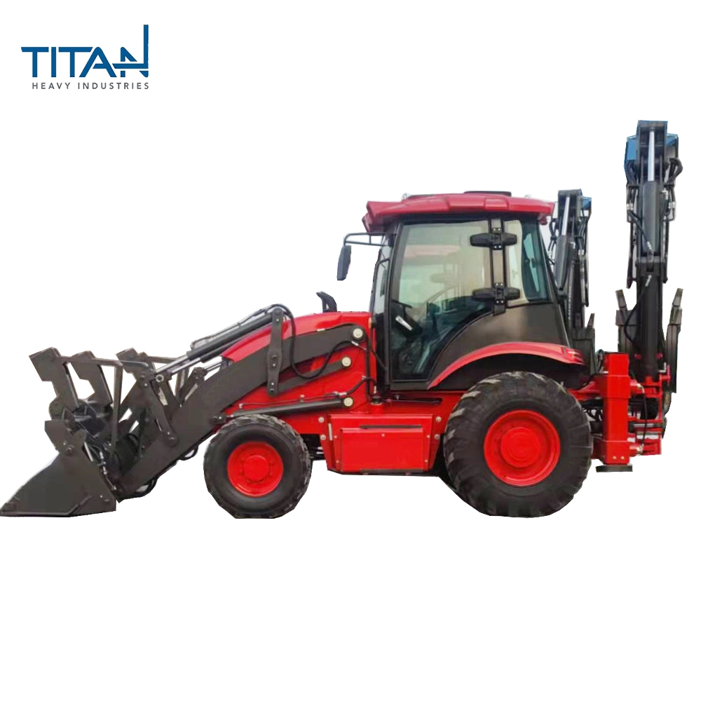 Aumentar la productividad utiliza cargadora retroexcavadora Titan TL30-25T maquinaria de construcción de ingeniería para la venta con un Buen Servicio Post-Venta