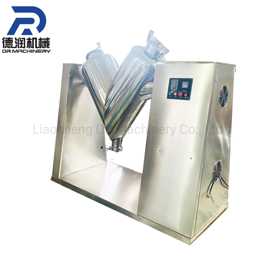 Vh-1000 1000L Dry Powder Stand Mixing Machine V Mixer Pharmaceutical Medicine Food Industrial Equipment