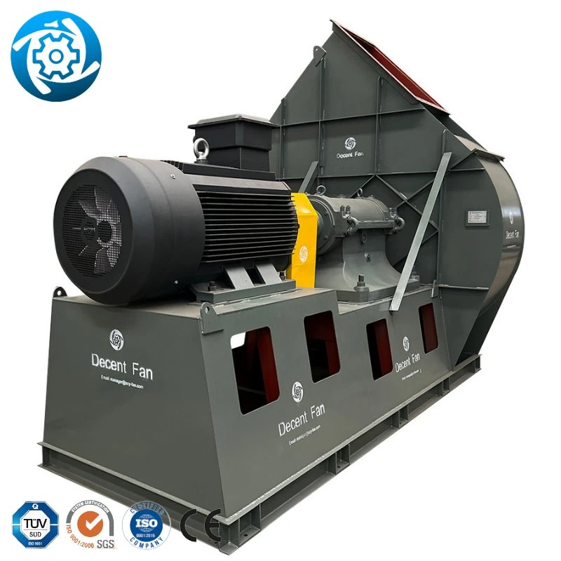 Ventoinha de escape industrial decente 50000 CMH China API 673 padrão Ventilador centrífugo produção de grãos transportando ventiladores centrífugos da caldeira