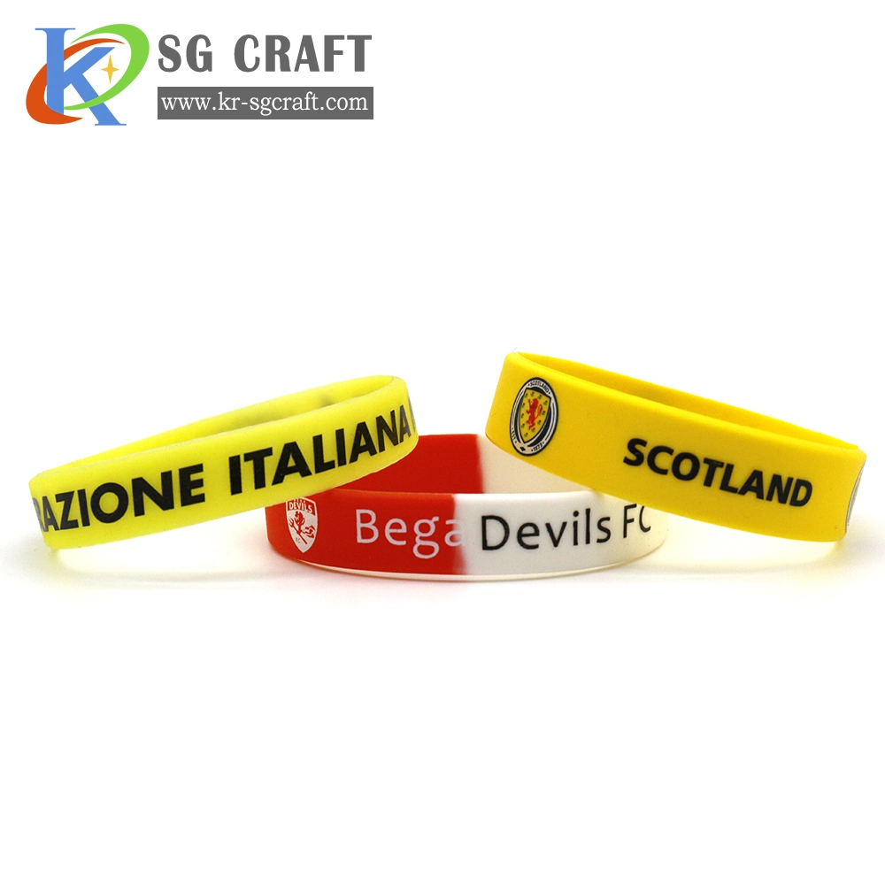 Custom bracelete de borracha de silicone pulseiras banda banda de silicone de anel de borracha de silicone desportivo trança de relógio de pulso