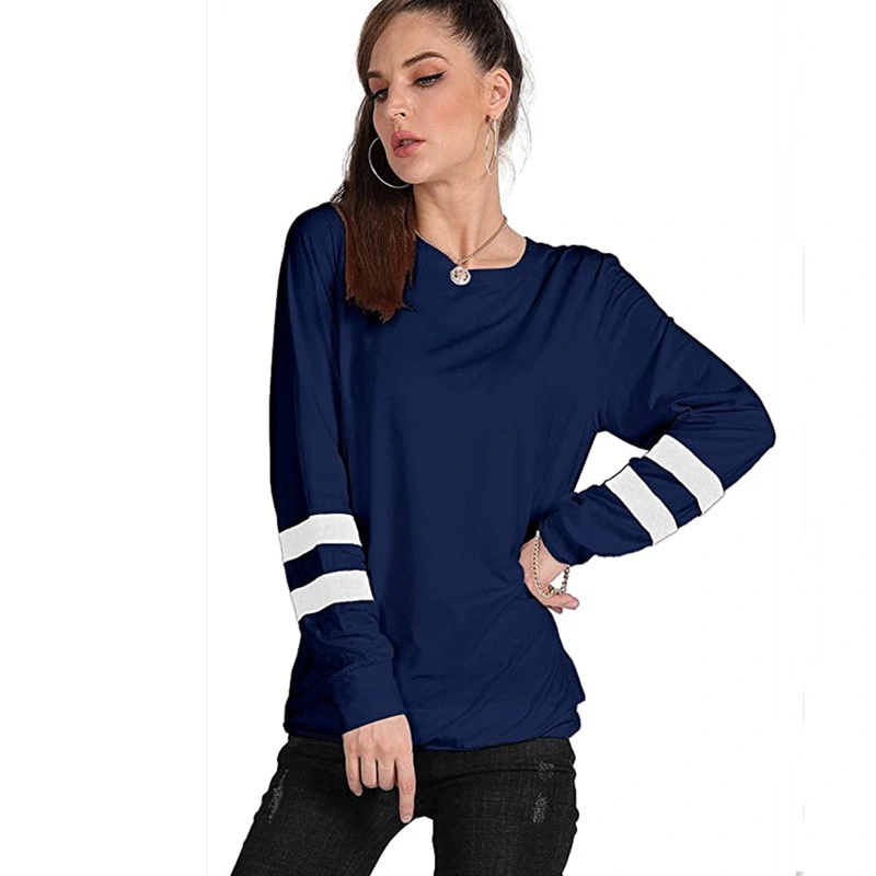 Women Crewneck Sweatshirts Long Sleeve Casual Tops Plus Size Sweaters