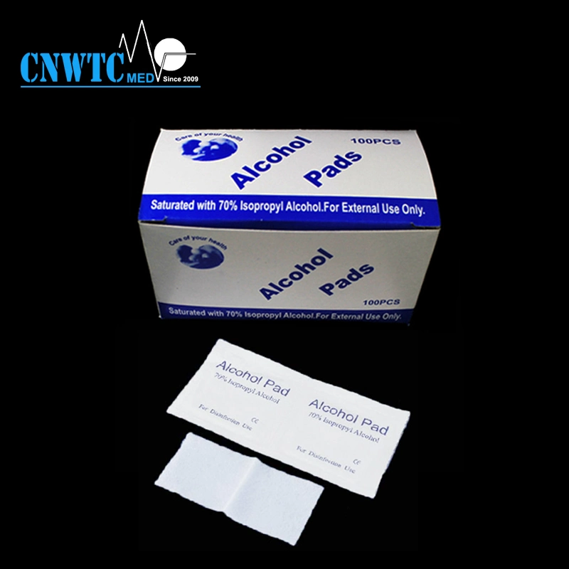 Disposable Medical Disinfection Nonwoven Cleaning Swab Wipes Pred Isopropyl Alcohol Pad