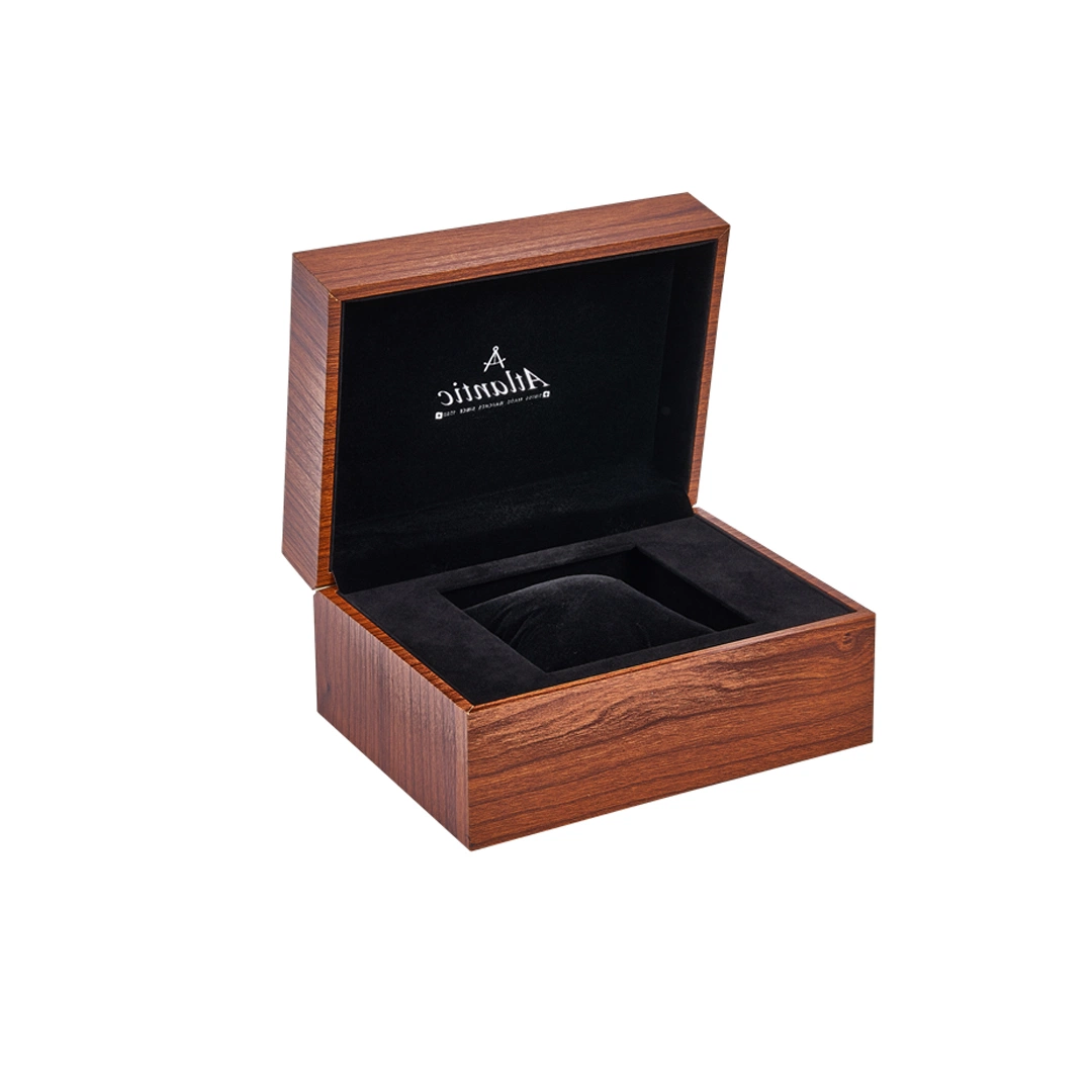 Armbanduhren Case Luxus Custom Logo Armbanduhr Verpackung Holz Uhrenbox